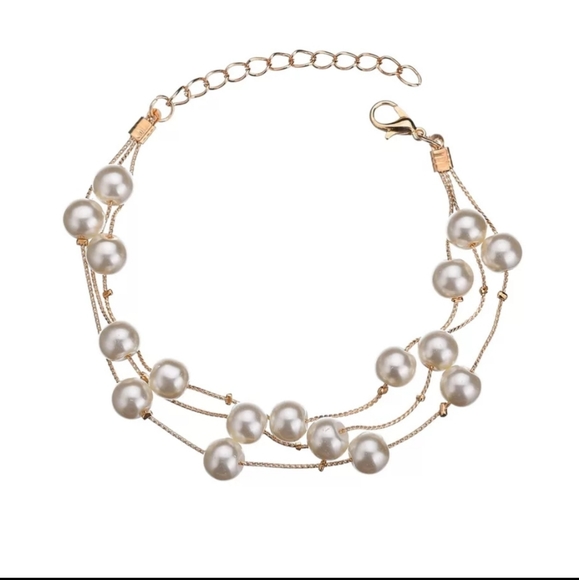 Necklace Earrings Bracelet Set Gold or Silver - Picture 7 of 8